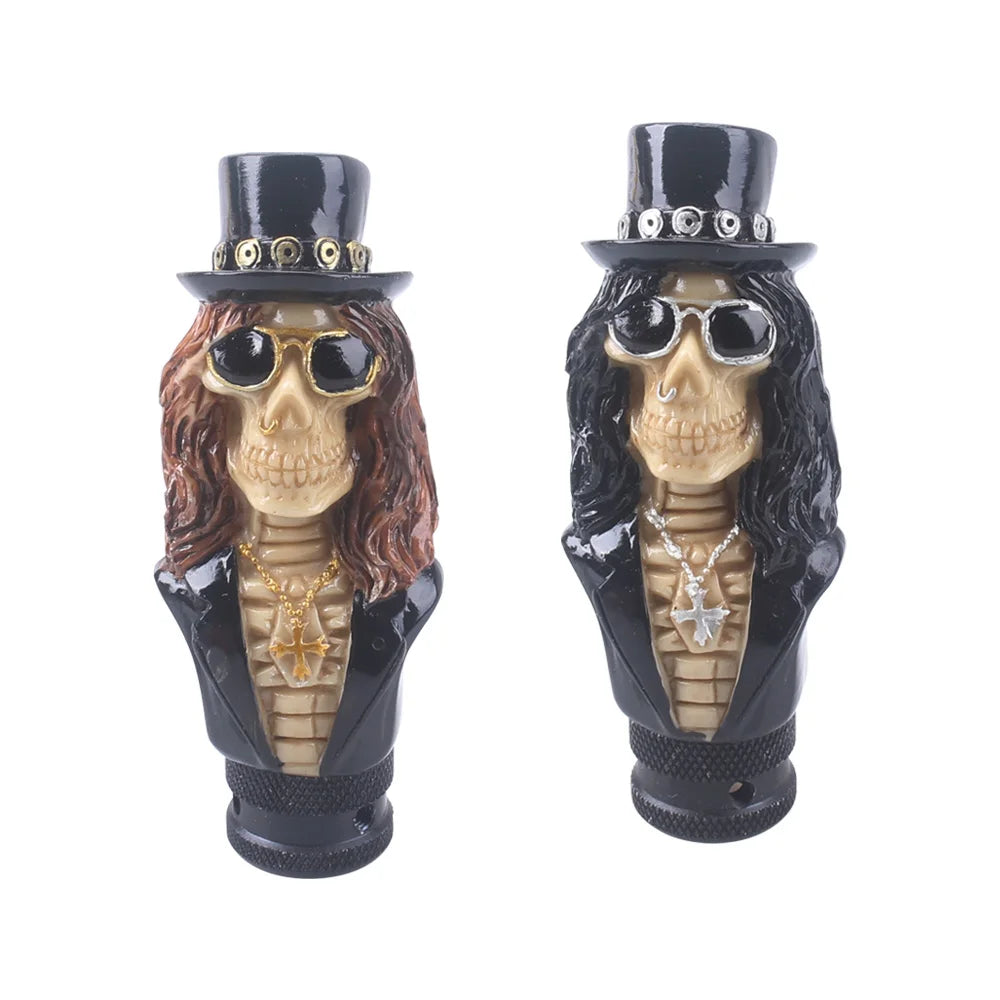 Skull Shape Head Shift Knob Car Accessories Auto Parts Decoration Car Manual Gear Stick Shifter Lever Knob Gear Shift Knober