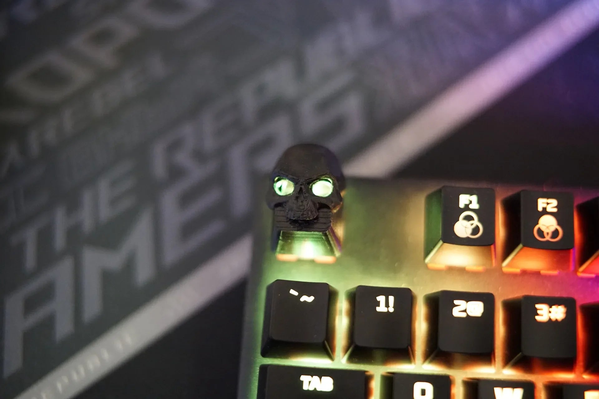 Skull Keycaps for Esc Key，Skull Keyboard