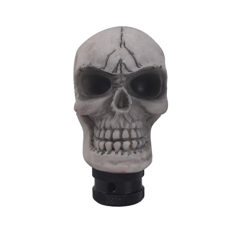 Skull Shape Head Shift Knob Car Accessories Auto Parts Decoration Car Manual Gear Stick Shifter Lever Knob Gear Shift Knober