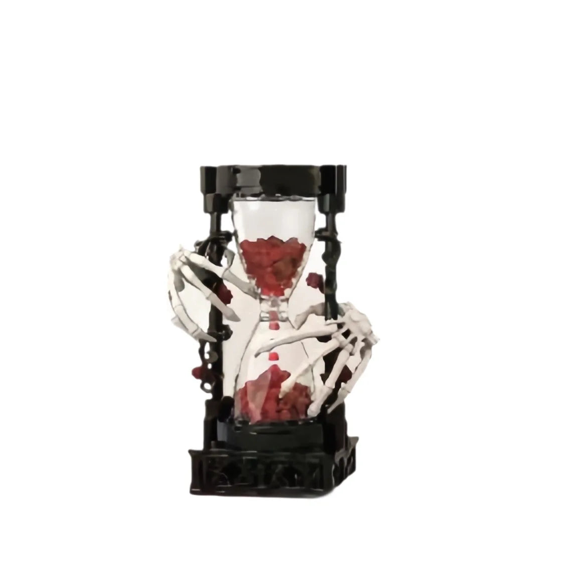 Skull Hourglass Building Blocks Dark Romantic Creative Gothic Skeleton Rose Ornament Educational Assembled Toy Party Decoration