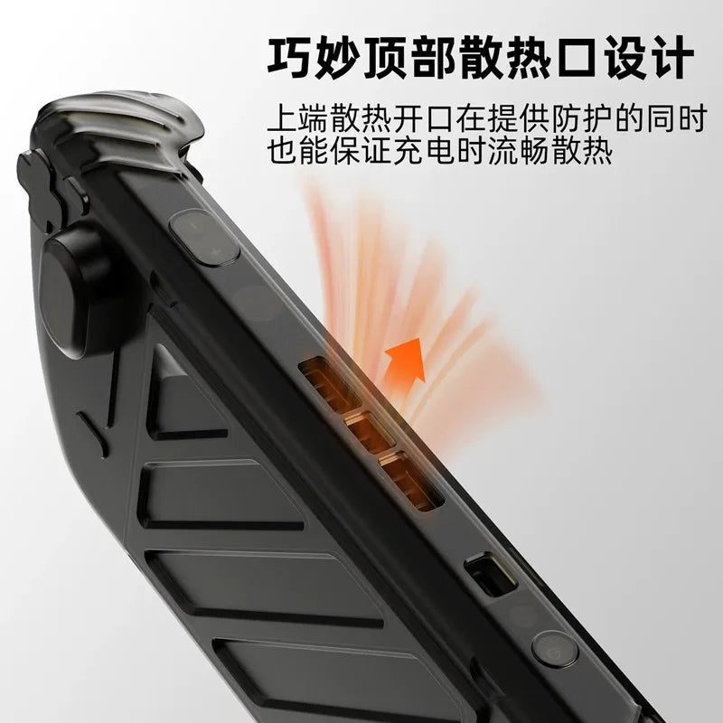 Skull & Co. Steam Deck LCD/OLED stand protective cover – upper lid for the Steam Deck protective cover.