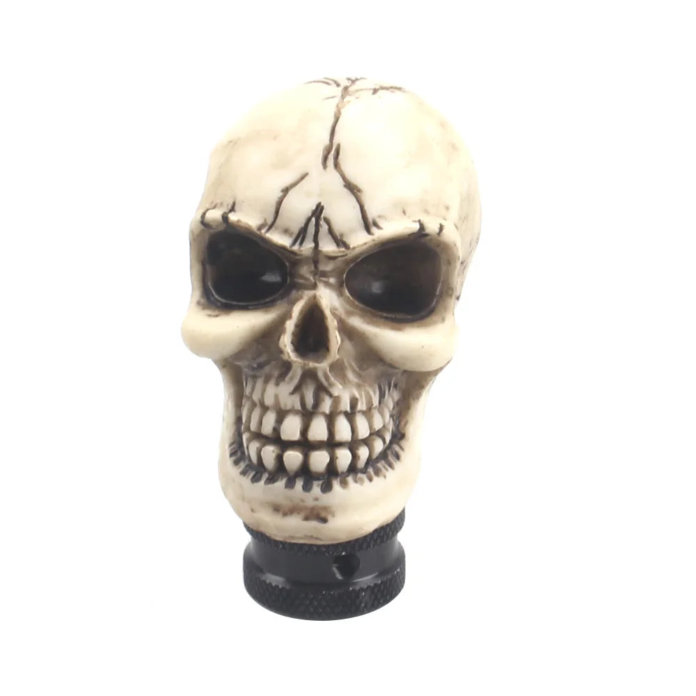 Skull Shape Head Shift Knob Car Accessories Auto Parts Decoration Car Manual Gear Stick Shifter Lever Knob Gear Shift Knober