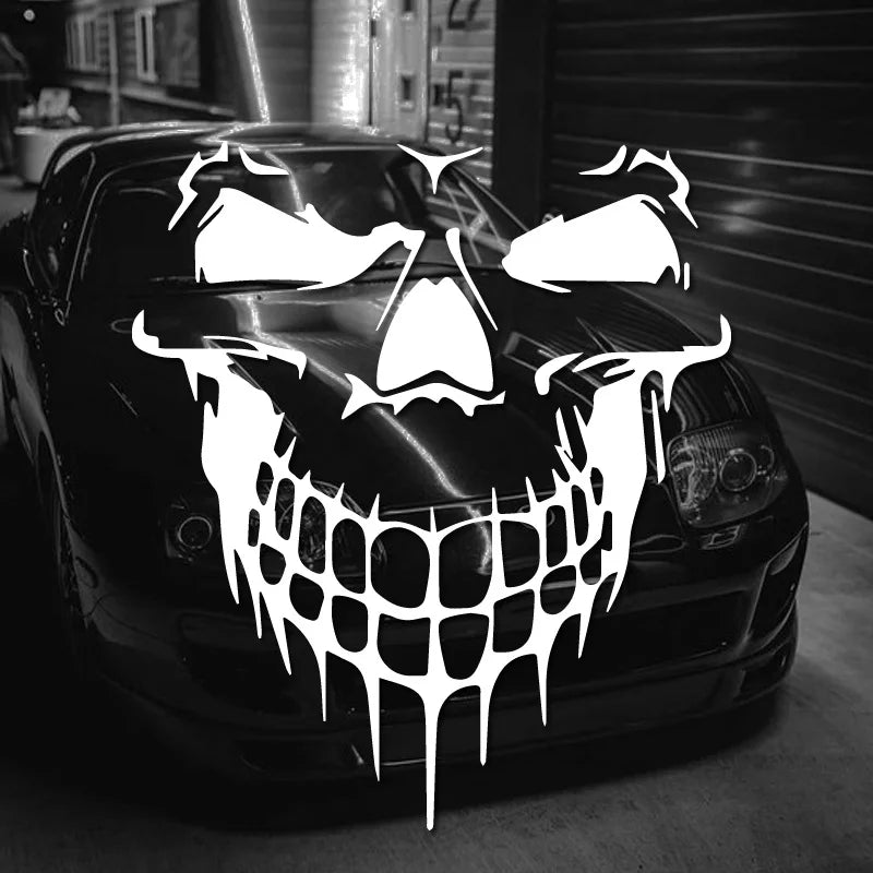 SKULL FACE Stickers,cool&fashion stickers with High quality for cars trucks motorcycles &laptops!