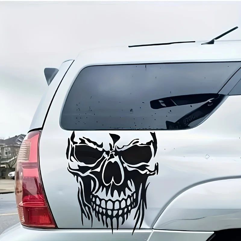 Skull Car Sticker Waterproof And Scratch-Resistant Vinyl Sticker