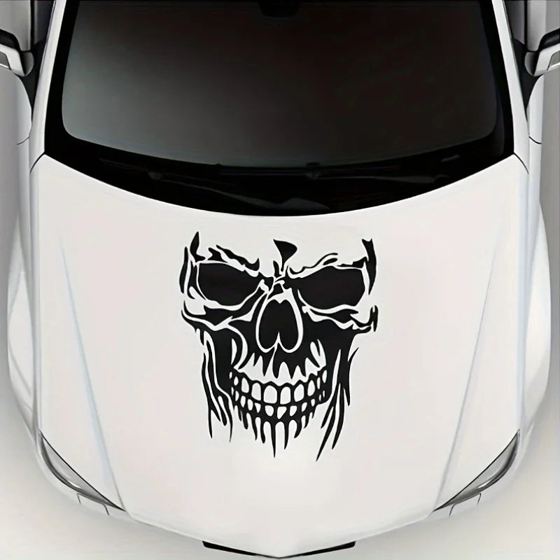 Skull Car Sticker Waterproof And Scratch-Resistant Vinyl Sticker