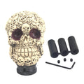 Skull Shape Head Shift Knob Car Accessories Auto Parts Decoration Car Manual Gear Stick Shifter Lever Knob Gear Shift Knober