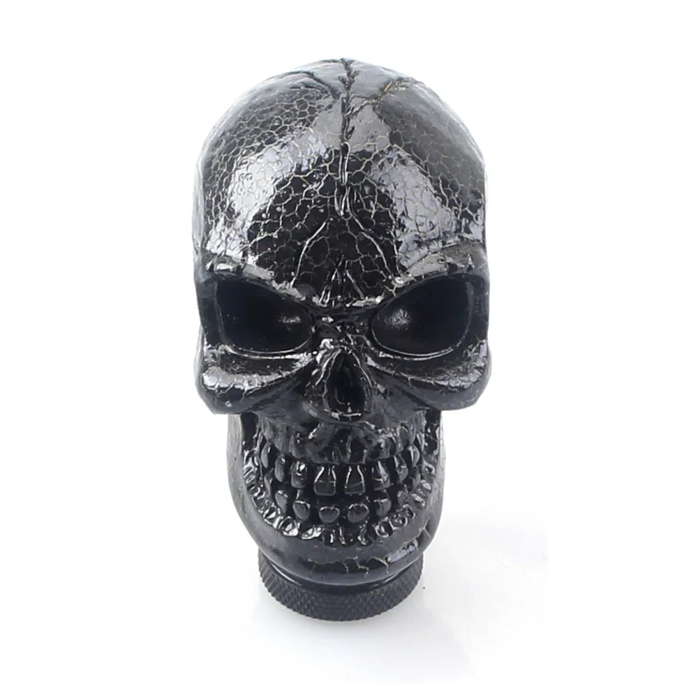 Skull Shape Head Shift Knob Car Accessories Auto Parts Decoration Car Manual Gear Stick Shifter Lever Knob Gear Shift Knober