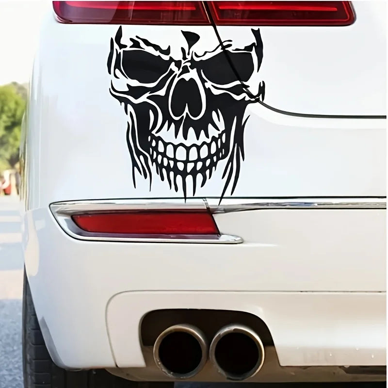 Skull Car Sticker Waterproof And Scratch-Resistant Vinyl Sticker