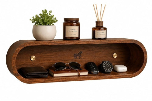 Wooden Display Storage Shelf